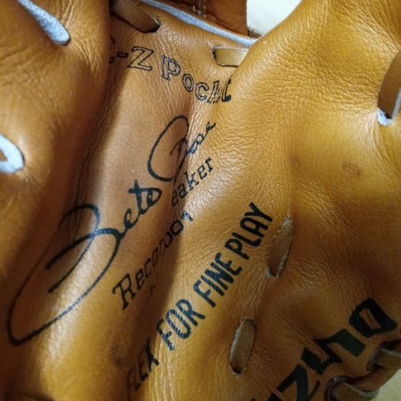 MIZUNO PETE ROSE PRO GLOVE ⚾️ 🧢 🏏A FANTASTIC VINTAGE COLLECTIBLE 🌮🍝 - Picture 6 of 9